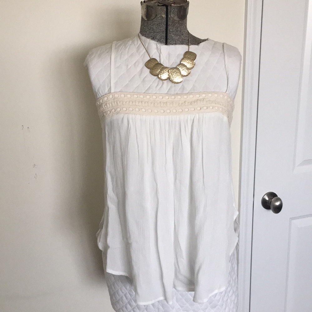 Lush Women’s Cream Cami, Size L
